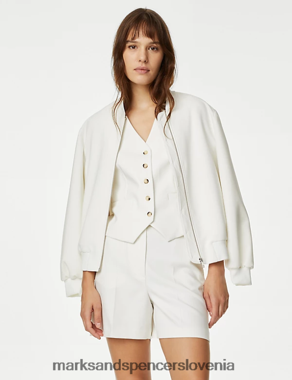 krojen telovnik slonovina Marks & Spencer oblačila ženske 6T8F6X58