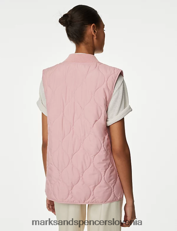 reciklirana thermowarmth lahka prešita jopica starinska vrtnica Marks & Spencer oblačila ženske 6T8F6X2355