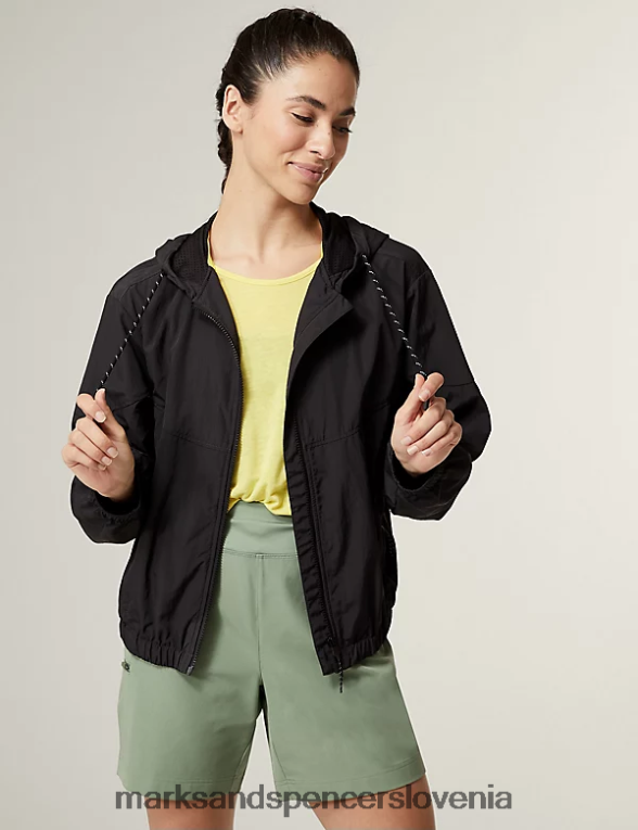 stormwear lahka športna jakna s kapuco ogljik Marks & Spencer oblačila ženske 6T8F6X519