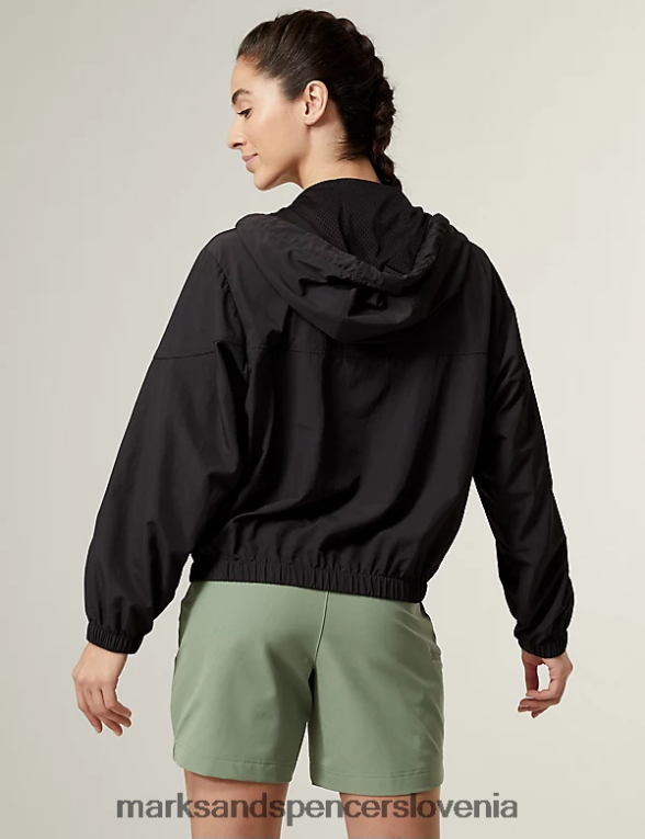 stormwear lahka športna jakna s kapuco ogljik Marks & Spencer oblačila ženske 6T8F6X519