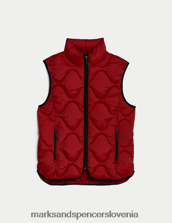 stormwear prešite jopice z lijakastim ovratnikom temno rdeča Marks & Spencer oblačila ženske 6T8F6X1194