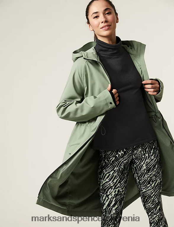stormwear ultra plašč parka s kapuco svetel modrec Marks & Spencer oblačila ženske 6T8F6X2085