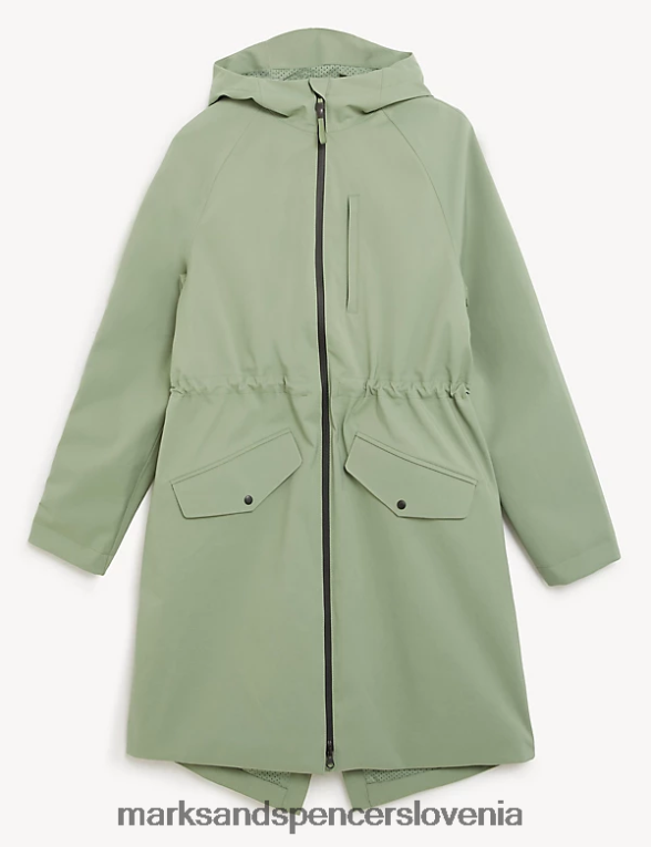 stormwear ultra plašč parka s kapuco svetel modrec Marks & Spencer oblačila ženske 6T8F6X2085