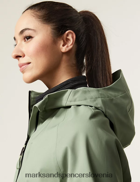 stormwear ultra plašč parka s kapuco svetel modrec Marks & Spencer oblačila ženske 6T8F6X2085