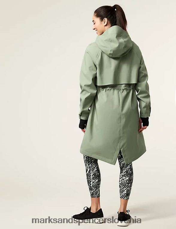 stormwear ultra plašč parka s kapuco svetel modrec Marks & Spencer oblačila ženske 6T8F6X2085