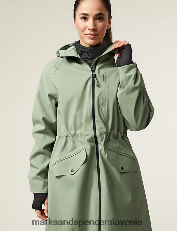 stormwear ultra plašč parka s kapuco svetel modrec Marks & Spencer oblačila ženske 6T8F6X2085