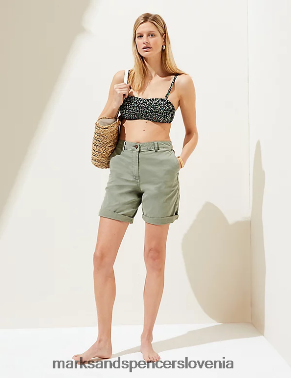 podložen zgornji del bikinija s potiskom črna mešanica Marks & Spencer oblačila ženske 6T8F6X3090
