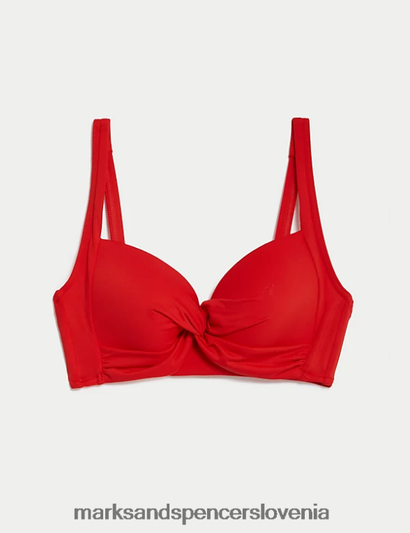 podložen zgornji del globokega bikinija mak Marks & Spencer oblačila ženske 6T8F6X3434