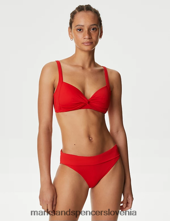 podložen zgornji del globokega bikinija mak Marks & Spencer oblačila ženske 6T8F6X3434