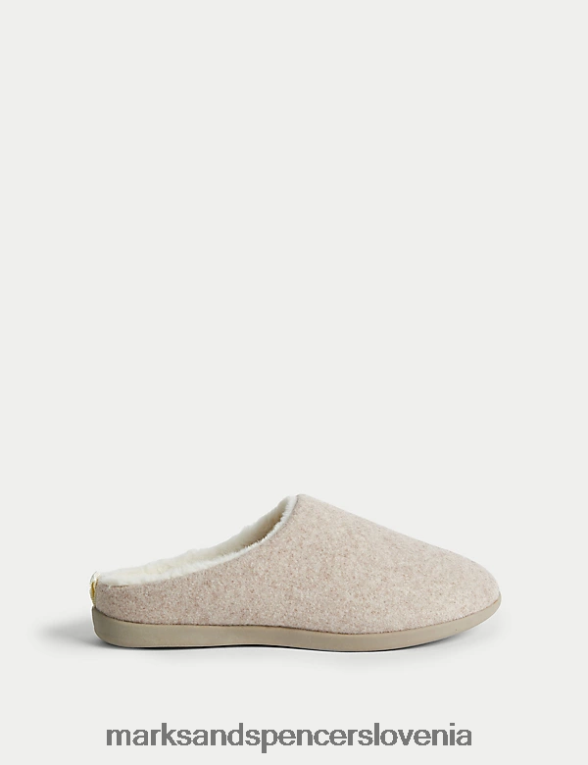 mule copati s skrivno oporo naravna mešanica Marks & Spencer obutev ženske 6T8F6X1954