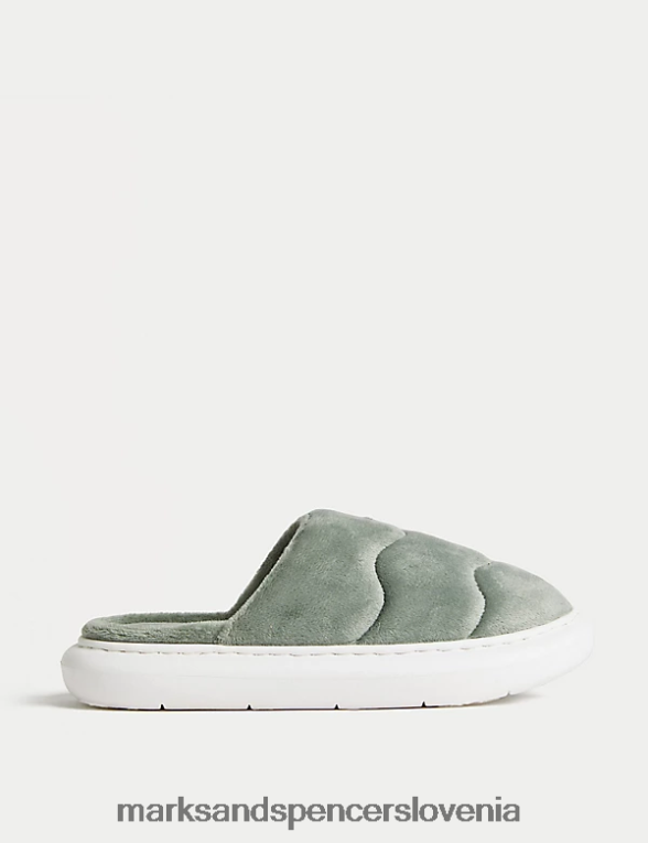 mule copati zelena Marks & Spencer obutev ženske 6T8F6X2738
