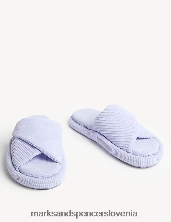 navzkrižni copati za vrvice lila Marks & Spencer obutev ženske 6T8F6X1801